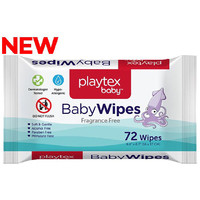 PLAYTEX BABY WIPE FRAGRANCE FREE PK72 SOLD QTY12