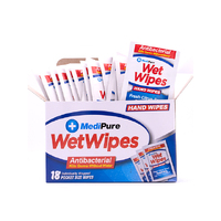 MEDIPURE CLEANSING WIPES 18PK