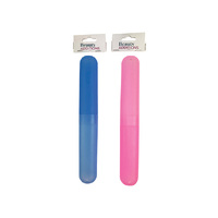 PLASTIC TOOTHBRUSH CASE 2ASST