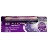 XOC PURPLE TOOTHPASTE AND BRUSH 100ML SOLD QTY12