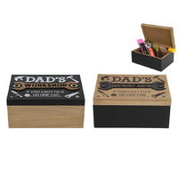 23CM DADS WORKSHOP WOODEN BOX 2ASST