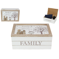 24X16CM FAMILY BOX W/PEOPLE SOLD QTY 2