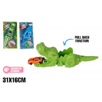 VEHICLE LAUNCHING CAR SET SHARK DINO 2ASST 31CM