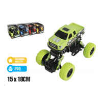 BIG WHEEL 4WD DRIVE MONSTER F TRUCK 4ASST 14CM