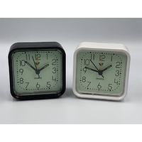 SQUARE GLOW IN DARK TABLE CLOCK