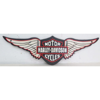 HD SIGN WITH WINGS 38X14CM