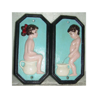 BOY AND GIRL SIGNS 2ASST 17X8CM