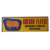 GOLDEN FLEECE DRIVEWAY SIGN