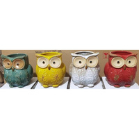 CERAMIC OWL PLANTER 3ASST 15(L) x 15(H)