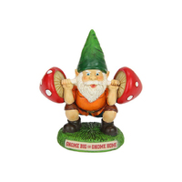 12CM WEIGHT LIFTER GNOME