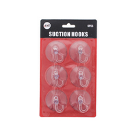 HOOKS SUCTION 6PC