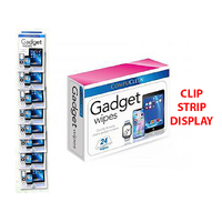 GADGET WIPES W/CLIP STRIP 24PK UN12