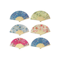 HAND FANS FLOWER DESIGNS SOLD QTY20