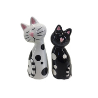 BLACK &amp; WHITE CATS SALT &amp; PEPPER