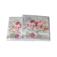 SERENITY ROSE NAPKINS 20PK 33X33CM