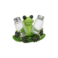 14CM FROG SALT AND PEPPER SHAKER