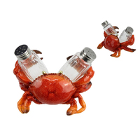 11CM CRAB SALT AND PEPPER SHAKER