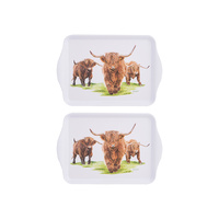 HIGHLAND HERD 2PK SCATTER TRAY