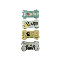 DOG BONE MAGNET WITH SAYINGS 4ASST UN12