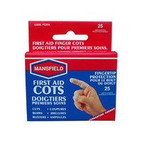 FINGER COTS FIRST AID 30PCK UN6