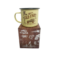 OLD FART ADVENTURE ENAMEL MUG SOLD QTY2