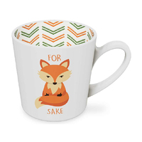 FOR FOX SAKE BEAUTIFUL ON THE INSIDE MUG 420ML 10CM SOLD QTY2