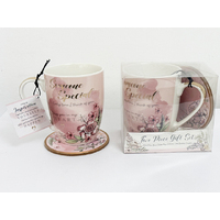 SOMEONE SPECIAL MUG AND COASTER SET 350ML