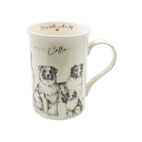 MUDDY PAWS BORDER COLLIE MUG 360ML