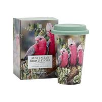 AUS BIRD AND FLORA GALAH DOUBLE WALLED TRAVEL MUG