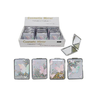 POCKET MIRROR BUTTERFLY UN12