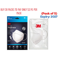 3M P2 MASK PACK 5 SOLD IN QTY 10