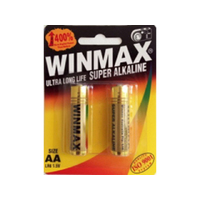 ULTRA ALKALINE AA BATTERY PK2 SOLD QTY12