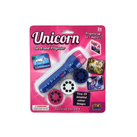 LED PROJECTOR TORCH W/UNICORN SLIDES