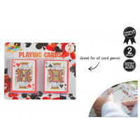 PLAYING CARDS COATED 2PK SOLD QTY12