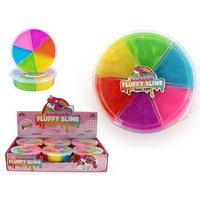 RAINBOW PUFFY SLIME COLOUR WHEEL 168G UN12