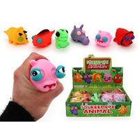 SQUEEZY DINO/ANIMALS W/POPPING EYES 6ASST UN12