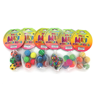 BALLS - 27CM HI BOUNCE 5 PACK 6ASST UN24