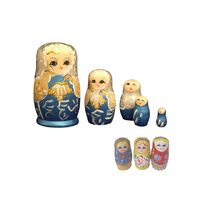 S/5 RUSSIAN DOLLS COLS 12.5CM