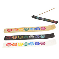 25CM CHAKRA INCENSE HOLDER 3ASST UN12