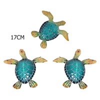 17CM REALISTIC MARBLE BLU TURTLE 3A