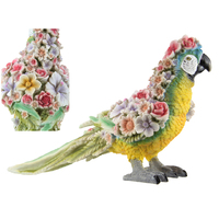 44CM BLUE FLORAL PARROT