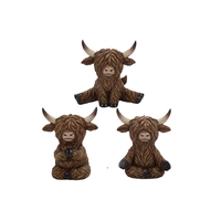 YOGA HIGHLAND COW 3ASST SOLD QTY6