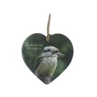 MEMORY HEART PLAQUE KOOKABURRA