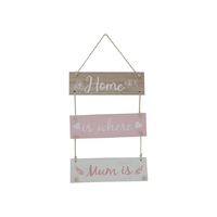 45CM HOME IS WHERE MUM IS MDF PLQ