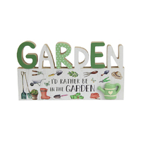 24CM GARDEN PLAQUE