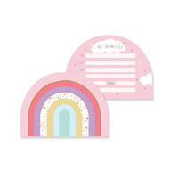 INVITE 8PK RAINBOW