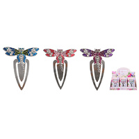 JEWELLED BOOKMARKS D/FLY 3ASST UN18