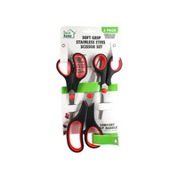 SOFT GRIP SCISSOR 3PK SOLD IN QTY6