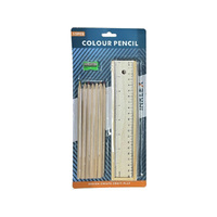 PENCIL COLOUR 12PCS W/WOODEN BOX