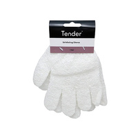 TENDER EXFOLIATING GLOVES 1 PAIR UN6